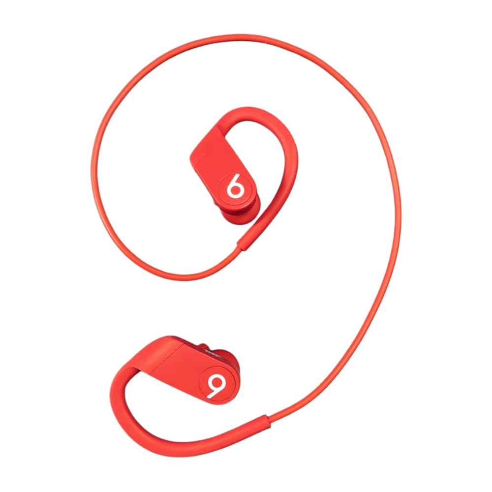 Beats by Dre Powerbeats 4 High-Performance Wireless Bluetooth Headphones - Red