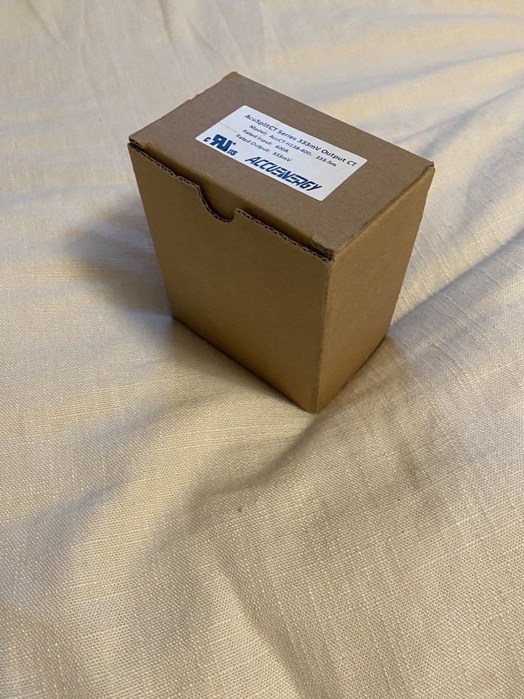 Hinged Split Core Current Transformer, AcuCT-H138-400:333, 1.38 in, 333mV, 400A