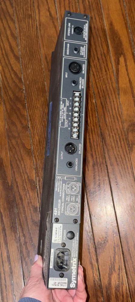 Symetrix 421 AGC Downward Expander Leveler Limiter Rack Mount Tested Powers On