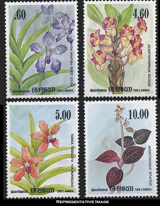 Sri Lanka Scott 722-725 Mint never hinged.