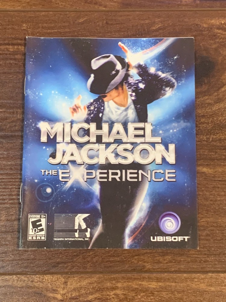 Michael Jackson The Experience PS3 Playstation 3 Instruction Manual Only