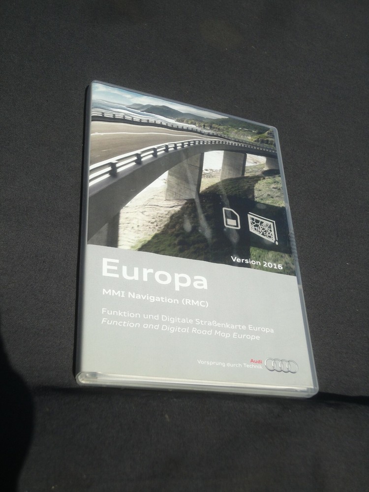 AUDI A1 & Q3 SD CARD NAVIGATION FUNCTION AND DATA 8X0060883J EUROPE VERSION 2016