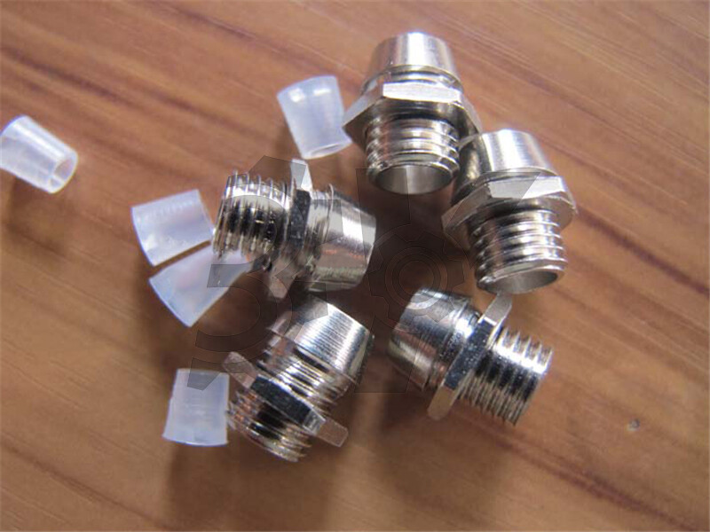 50pcs Chrome Metal 5mm LED Bezel Holder Panel Display