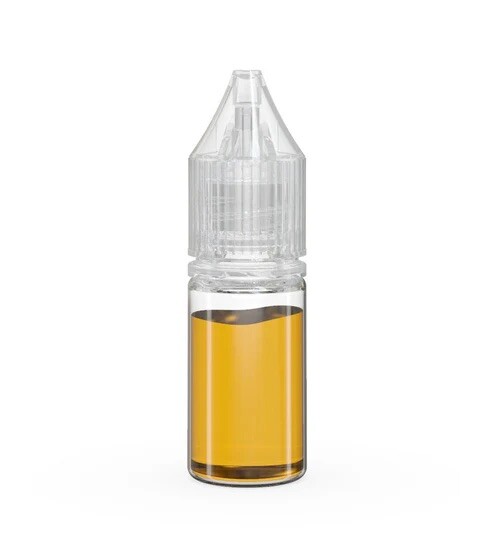 CHUBBY GORILLA 10ML V3 AUTHENTIC PET Bottles (25pack) CLEAR BOTTLE/CLEAR LID