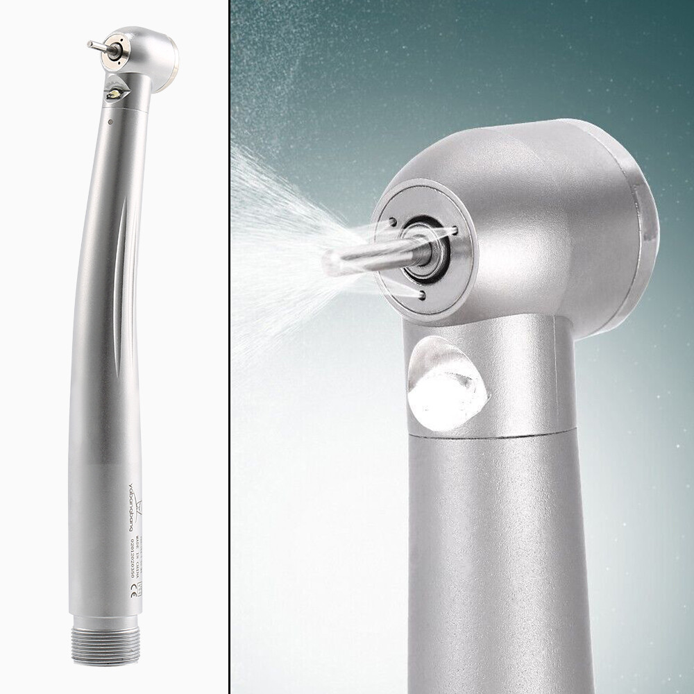 Pieza de mano LED turbina alta velocidad fibra óptica dental estilo NSK 2/4 Hole