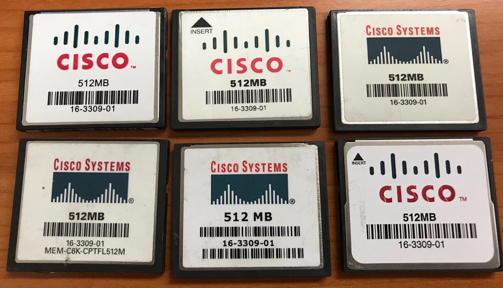 Genuine MEM-C6K-CPTFL512M 512MB Compact Flash Memory for Cisco Catalyst 6000