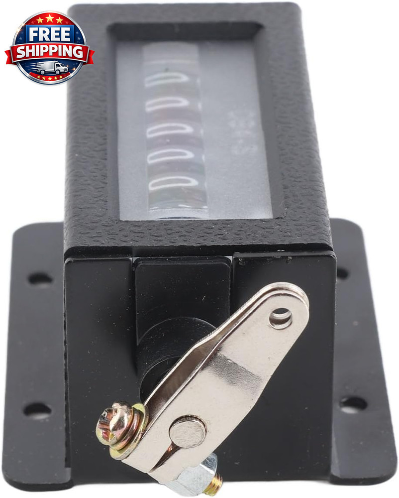 Resettable 6-Digit Digital Tally Counter - Mechanical Pulli Design