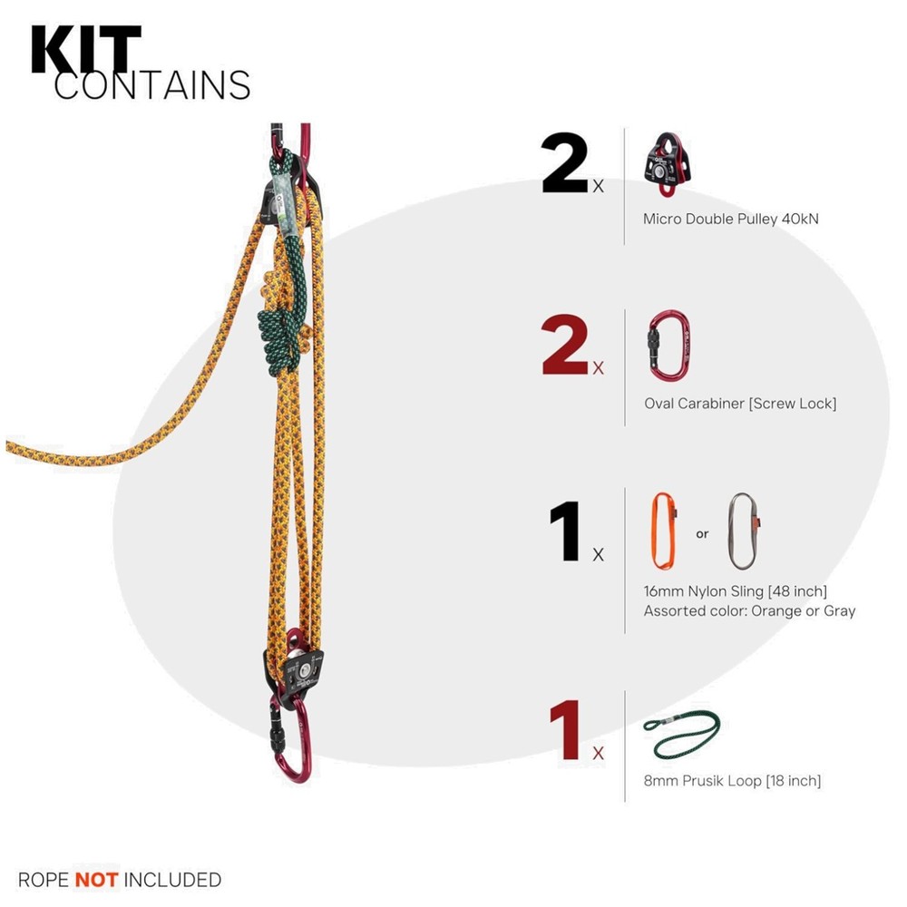 Lightweight Block and Tackle Replacement