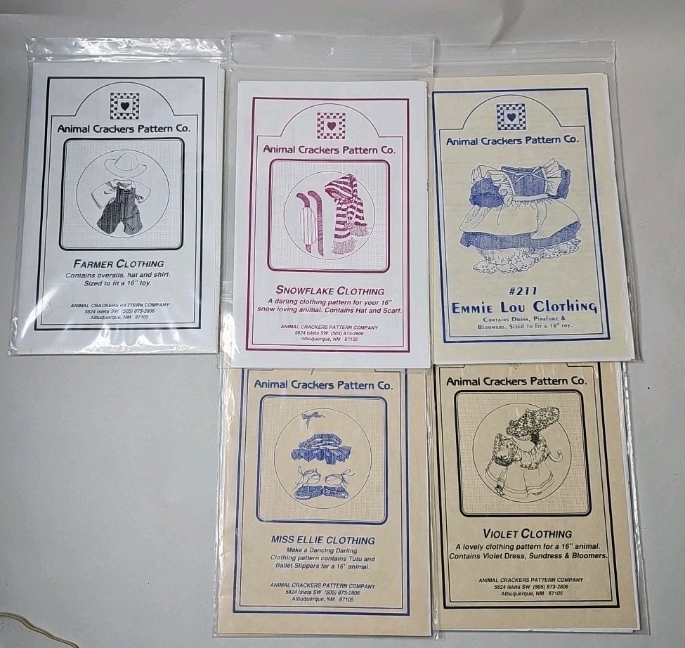 5 Animal Crackers Pattern Patterns
