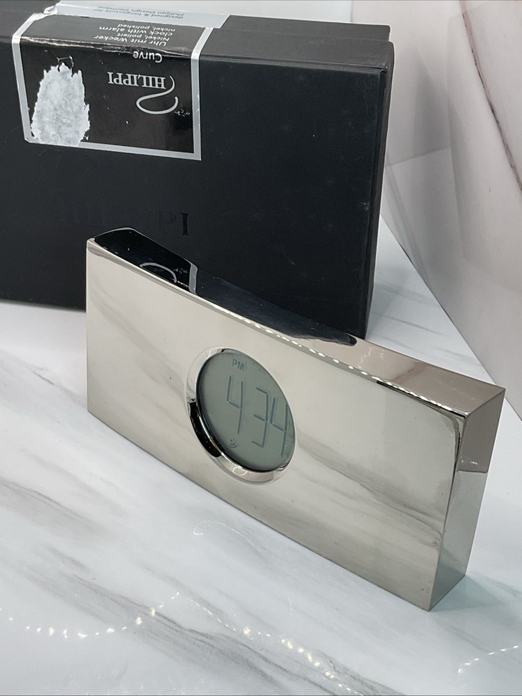 Philippi Design germany designer Clock ‘Curve’ Designed By Hergestellt. Superb.