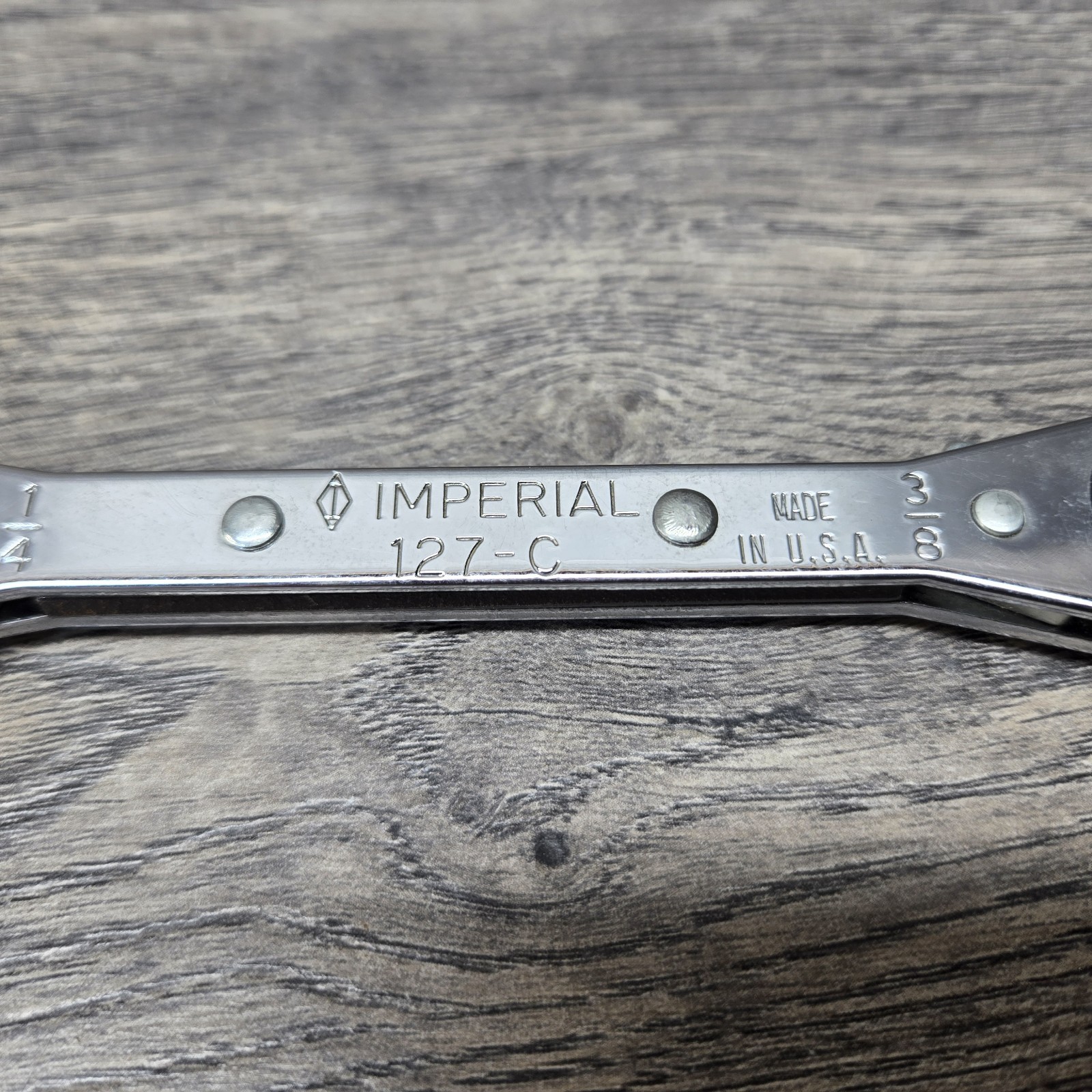Imperial Eastman 127-C ¼ & ⅜ Refrigeration Reversible Ratcheting Wrench USA