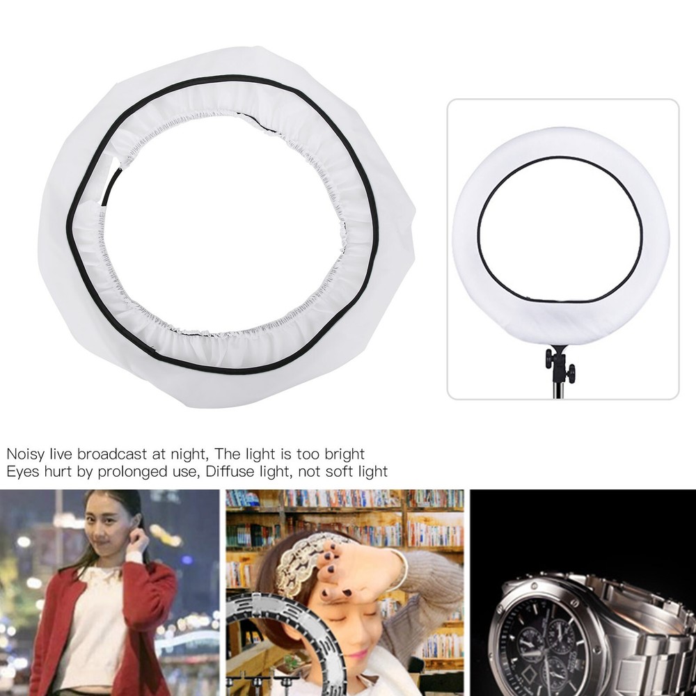 LED Ring Light Softbox Diffuser Collapsible Photography Video Light Softbox