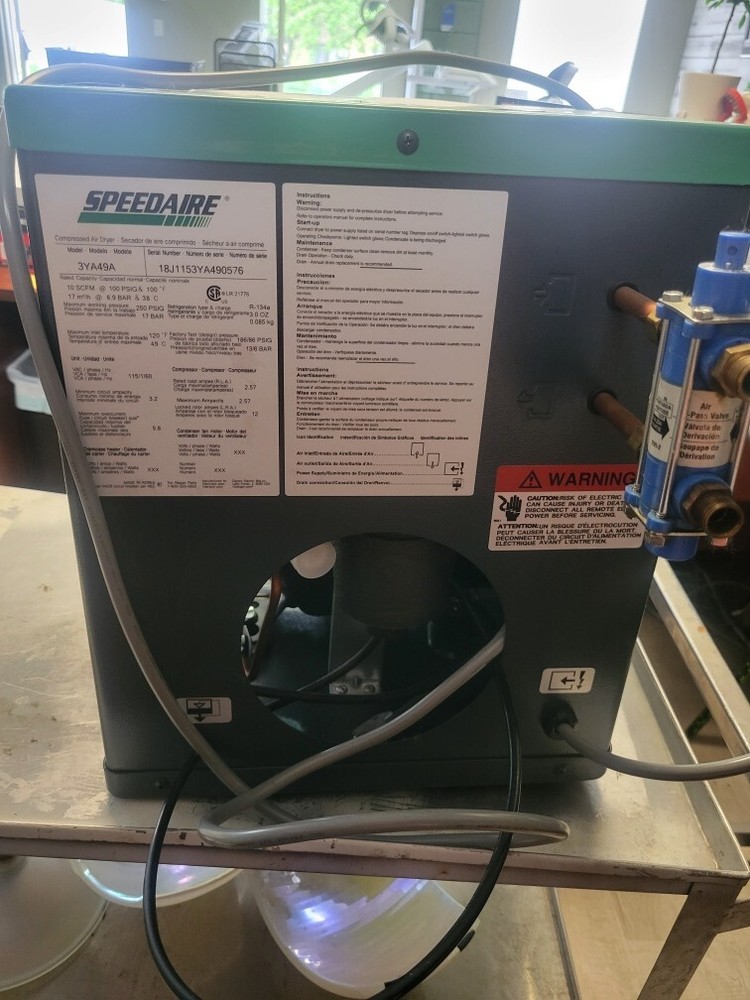 Speedaire 3Ya49a Compressed Air Dryer