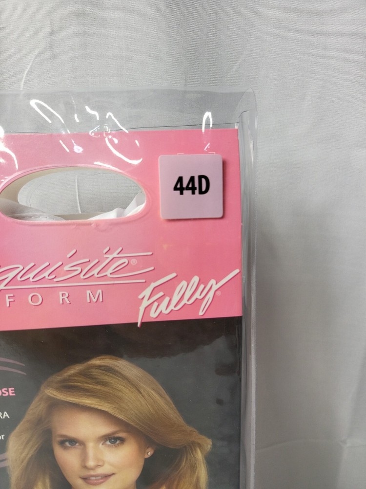 44D Exquisite Form Fully Front Closure Longline Posture Bra White Adjustable