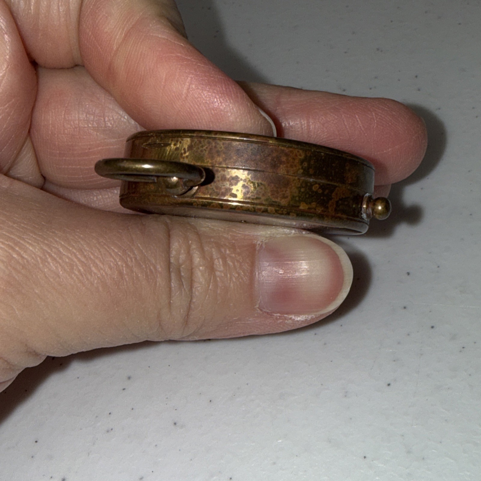 Vintage German Compass Brass Pocket Military Army