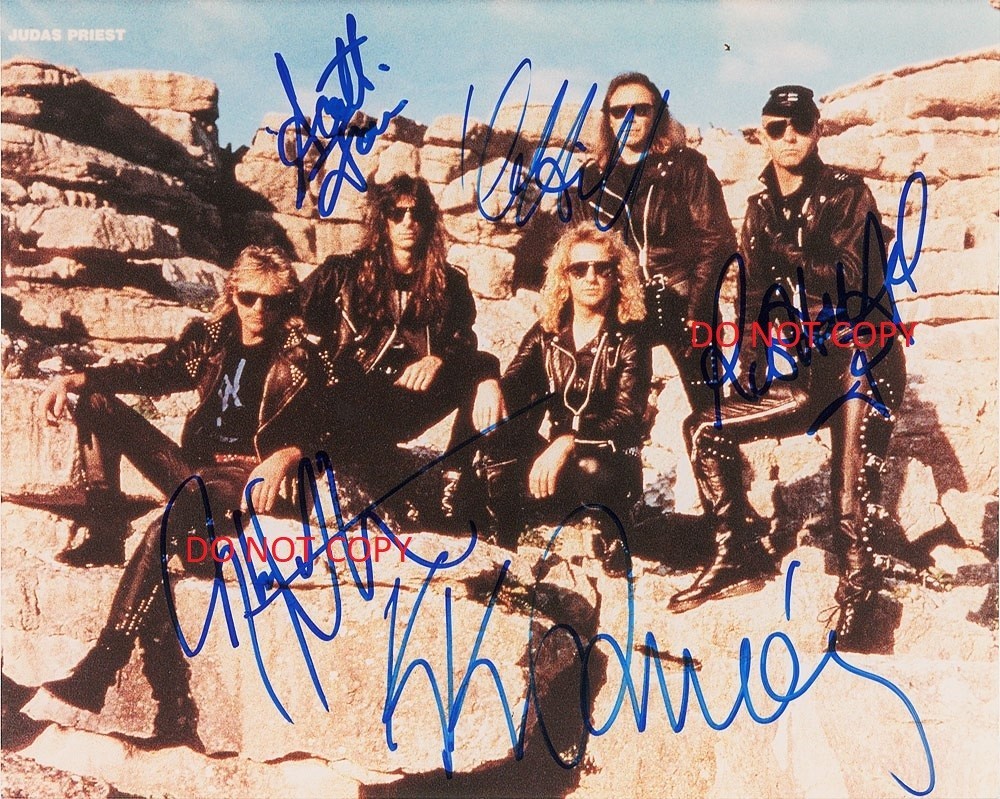JUDAS PRIEST Autographed Signed 8x10 Reprint Photo #2 !!