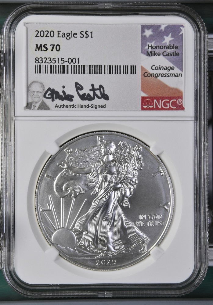 2020 Bullion Silver Eagles NGC MS-70