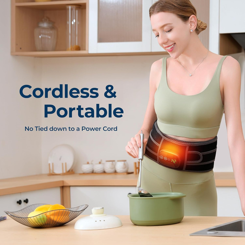 Heating Massage Decompression Belt Lumbar Support for Lower Back Pain Relief