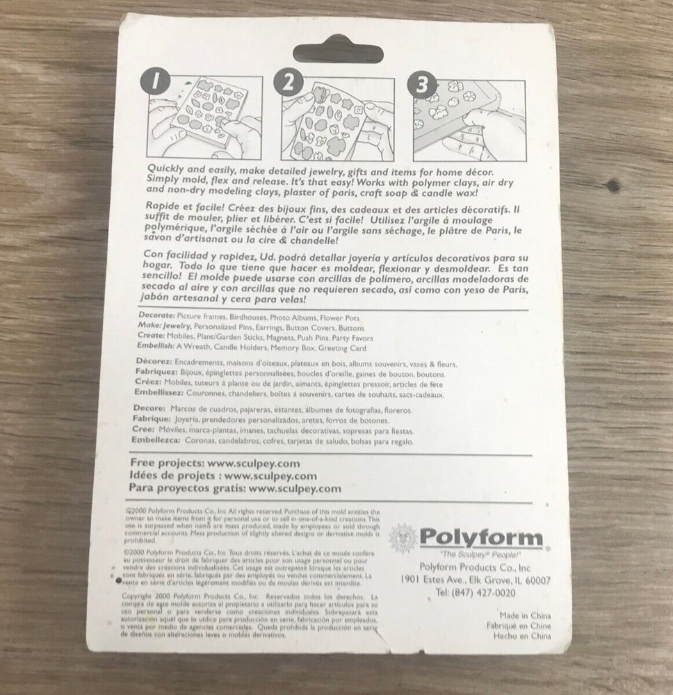 Sculpey Flexible Push Mold Not So Scarecrow