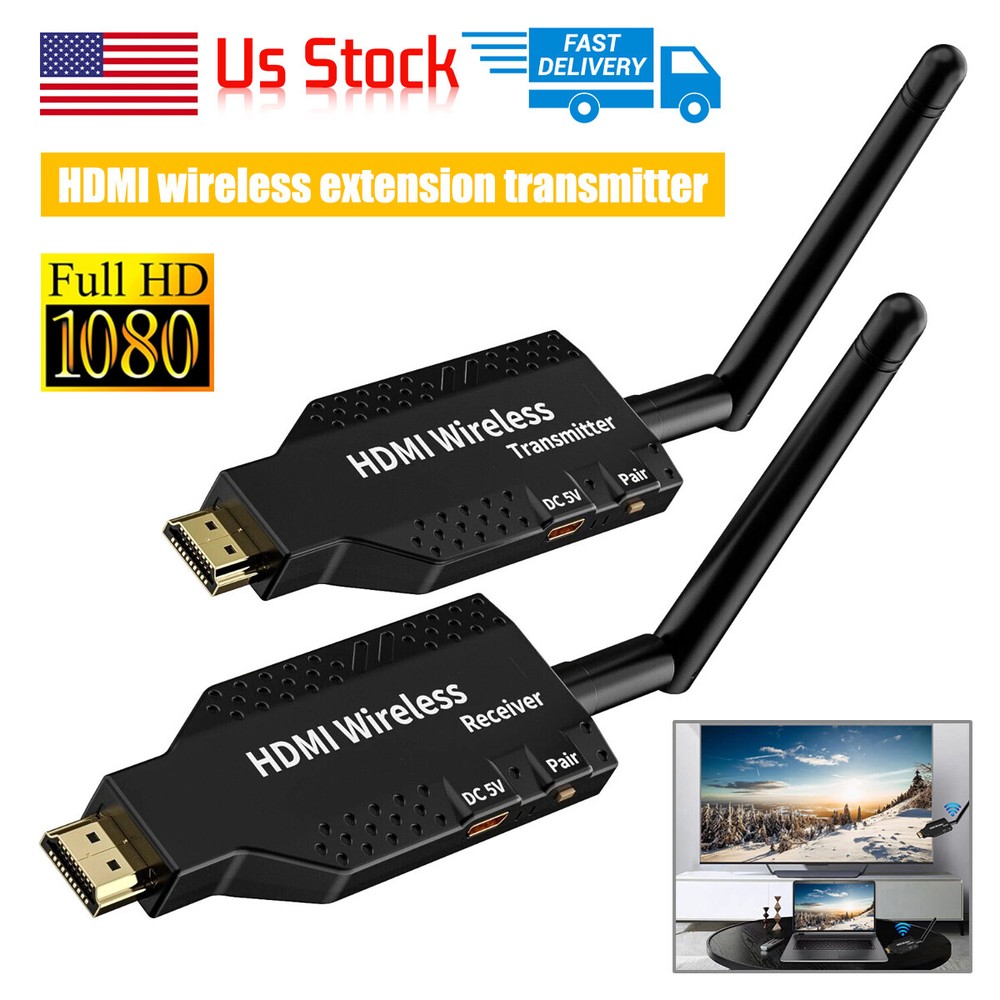 110M Wireless HDMI Video Transmitter & Receiver TV Stick Screen Share Extender
