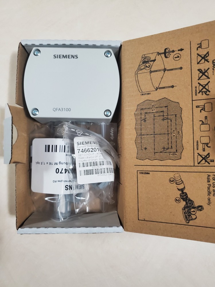 Siemens QFA3100 Room Humidity Sensor DC 0-10V