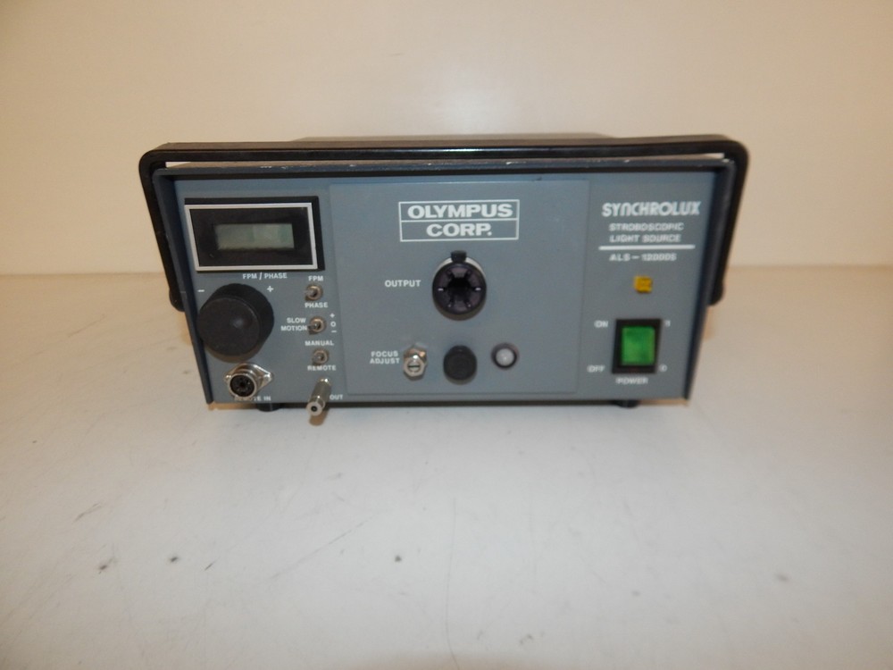 OLYMPUS SYNCHROLUX STROBOSCOPIC LIGHT SOURCE ALS-12000S (PSM35)