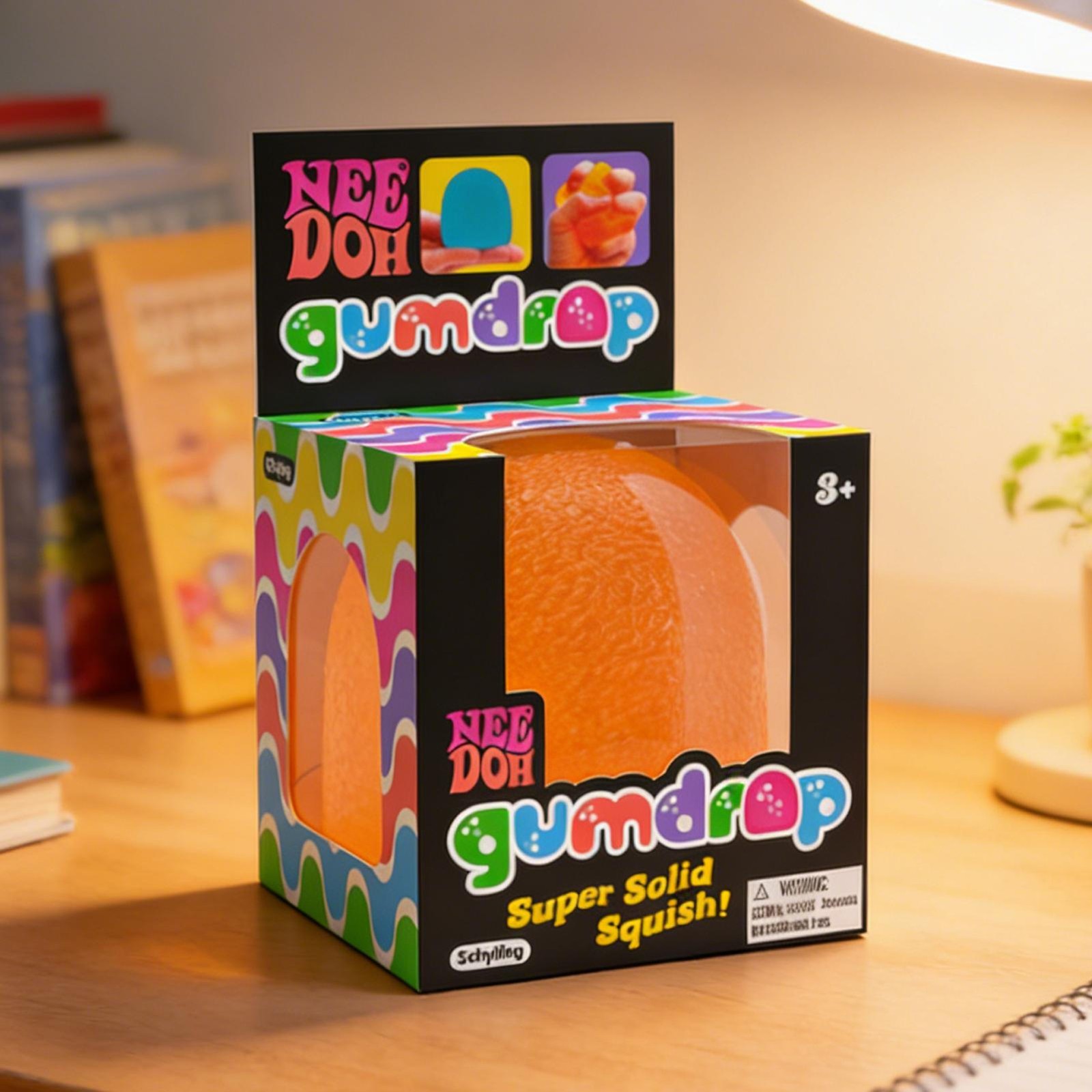 Schylling NeeDoh Gumdrop - Textured Sensory Toy with Super Solid Squish