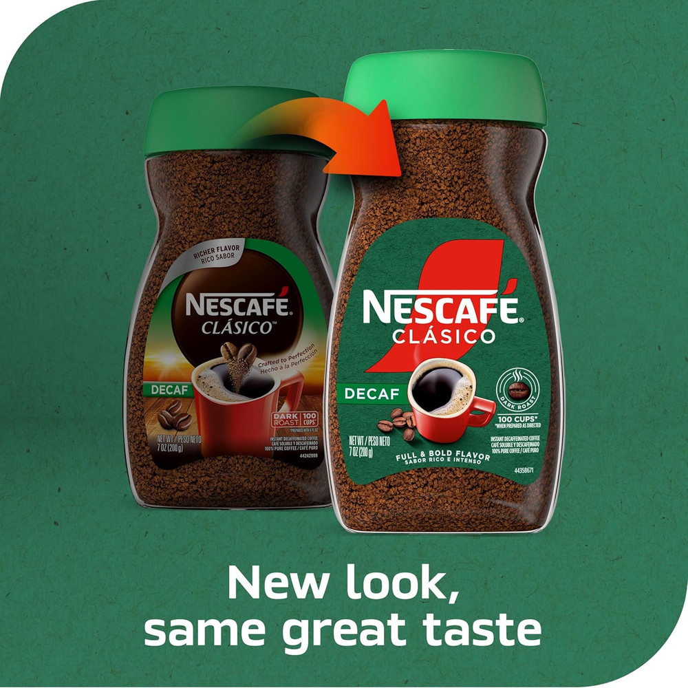 Clasico Decaf, 7 Ounce Jar