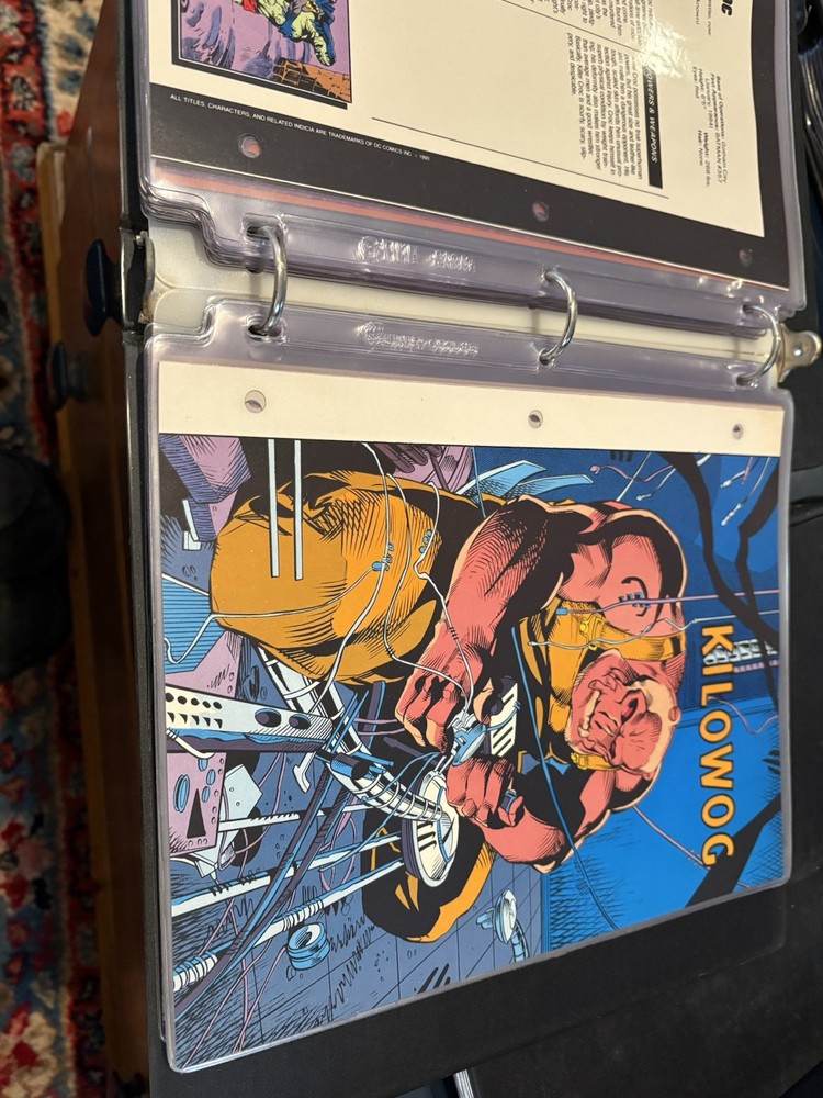 Comic Book Bio Binder