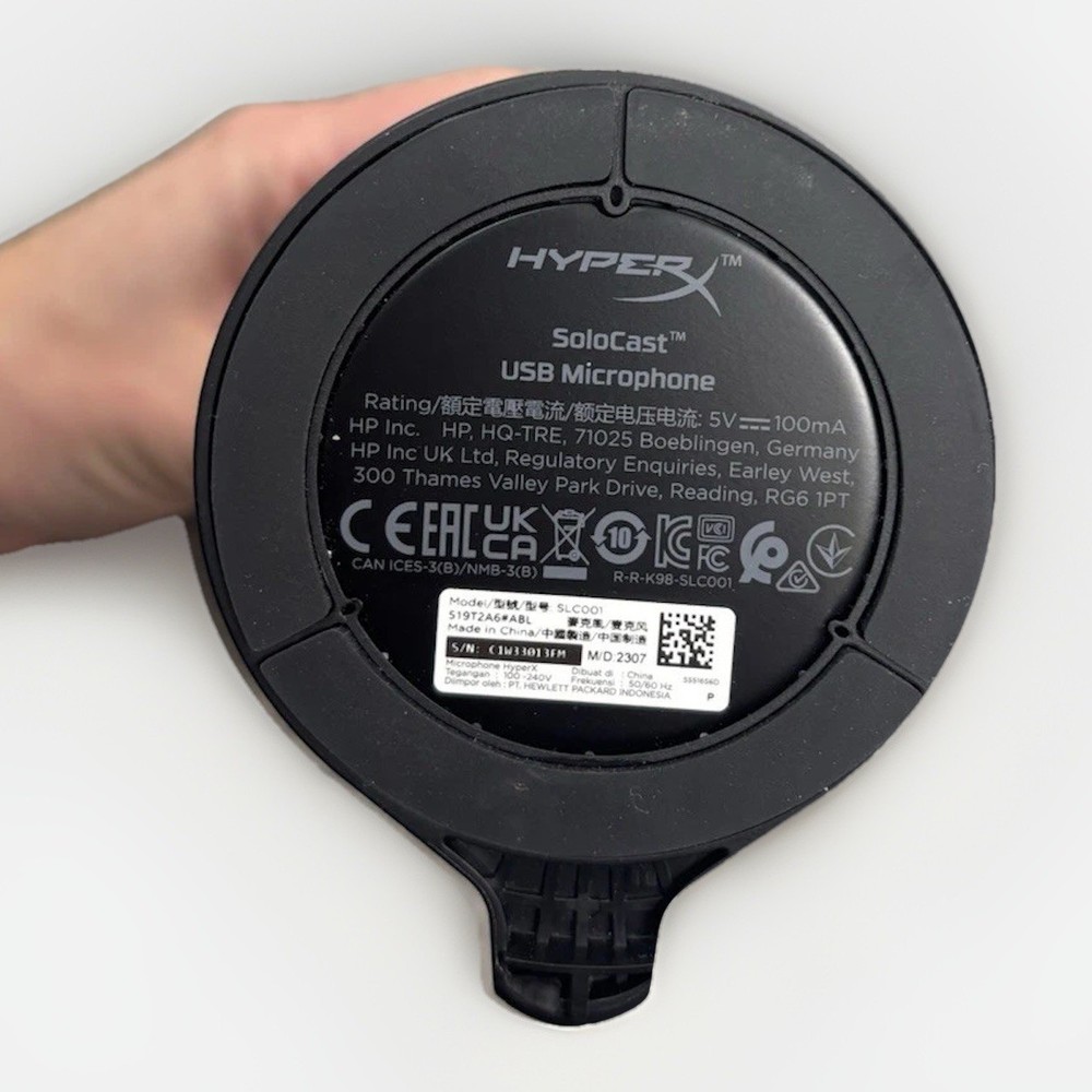 HyperX SoloCast USB Gaming Microphone - Black