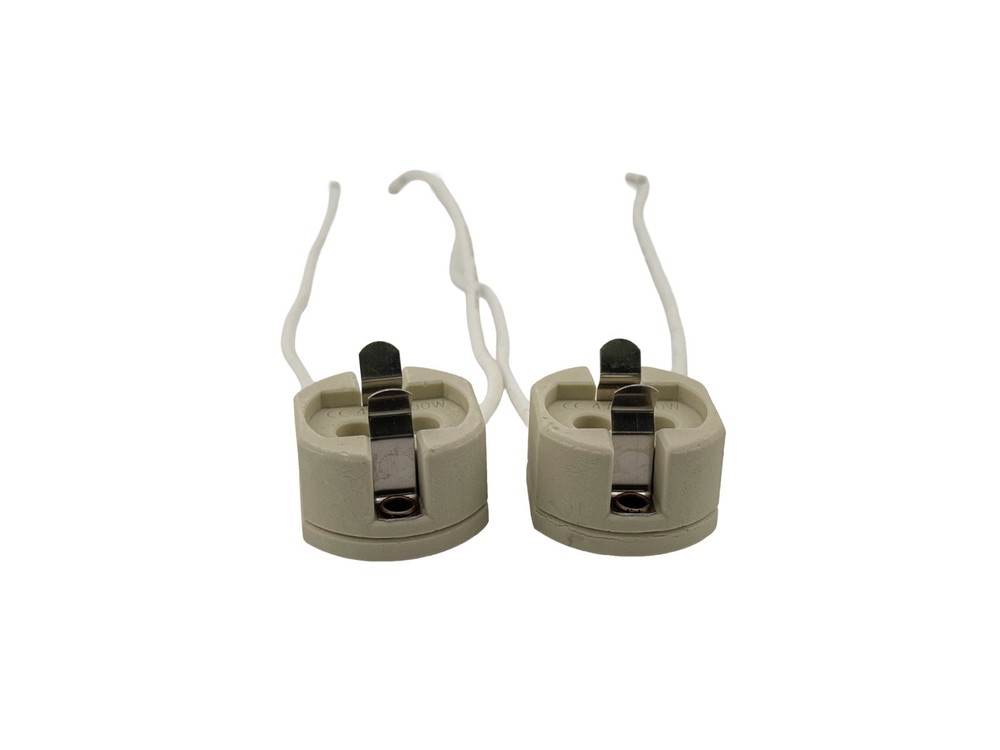 Rebaydo 2pcs G12 Ceramic Socket with Wires