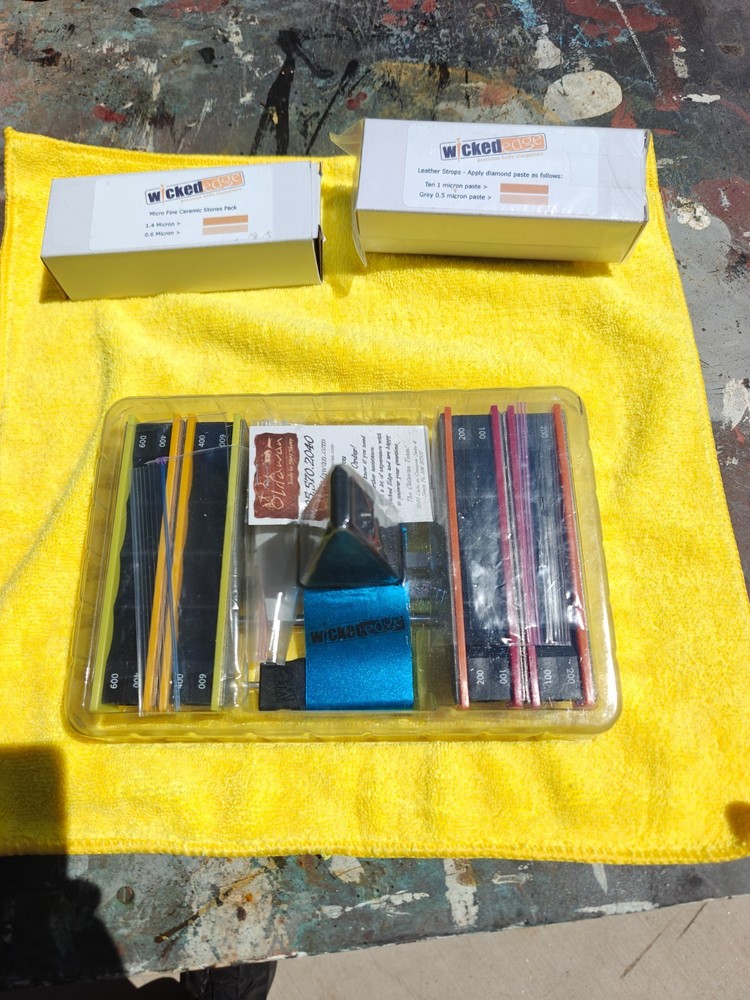 Wicked Edge Knife Sharpening WE1000 with extras