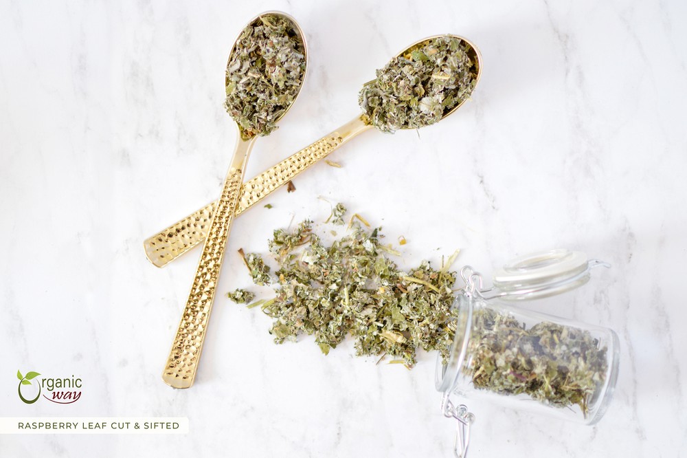 Organic Way Raspberry Leaf Cut & Sifted - Organic, Kosher & USDA Certified