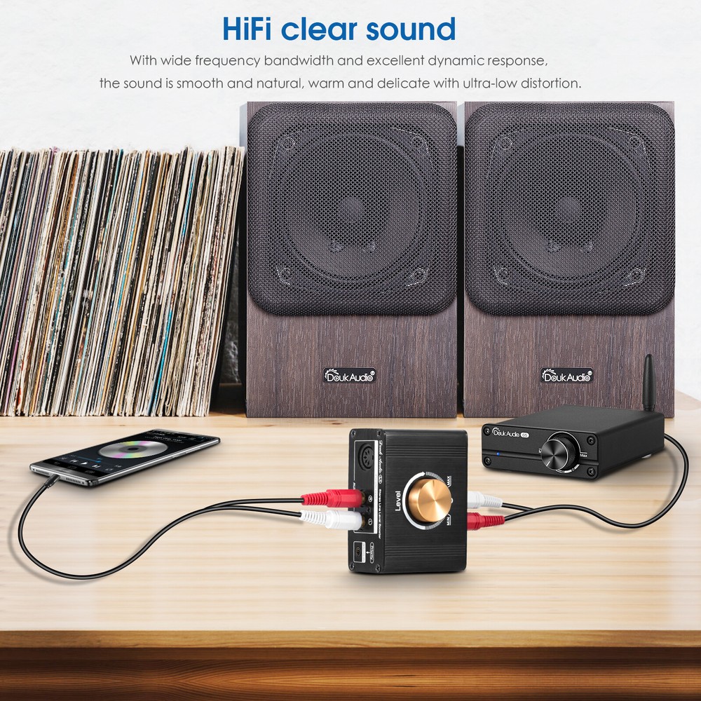 Douk Audio Stereo Line Pre-Amplifier Level Booster for MP3, iPod, iPad, iPhone