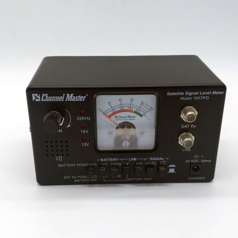 Channel Master Model 1007 IFD Satellite Signal Level Meter