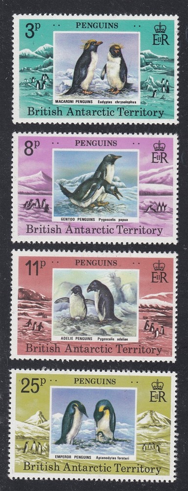 British Antarctic Territory #72-75 Mint Set