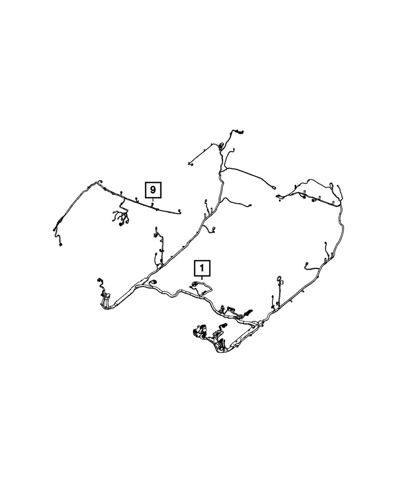 Genuine Mopar Header Wiring 68533700AA