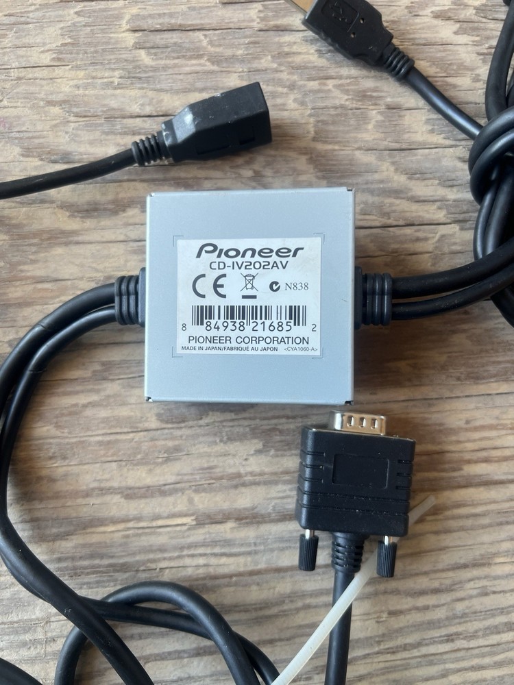 New PIONEER CDIV202AV iPhone App VGA Interface Cable Kit iPhone5-2013