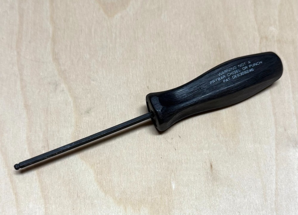 Snap on Tools 1/8" Ball Hex Screwdriver SDA8B USA