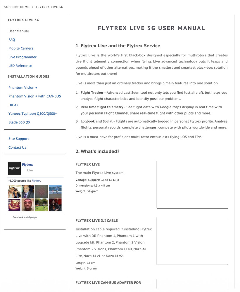 Flytrex Core V2.0 Flight Data Logger