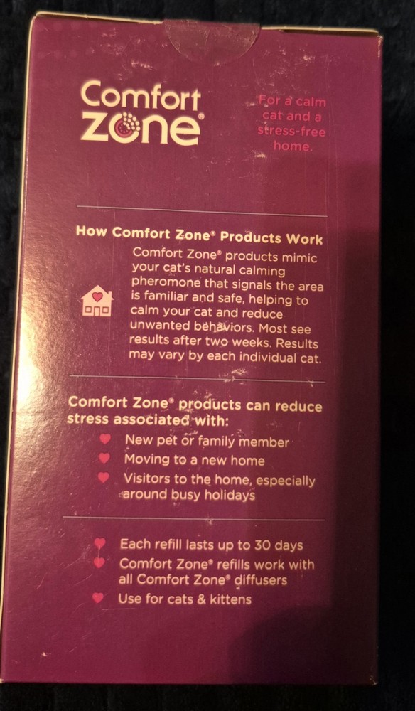 Comfort Zone Multi-Cat Diffuser Refills - Cats & Kittens 3 pk -1.62 Oz
