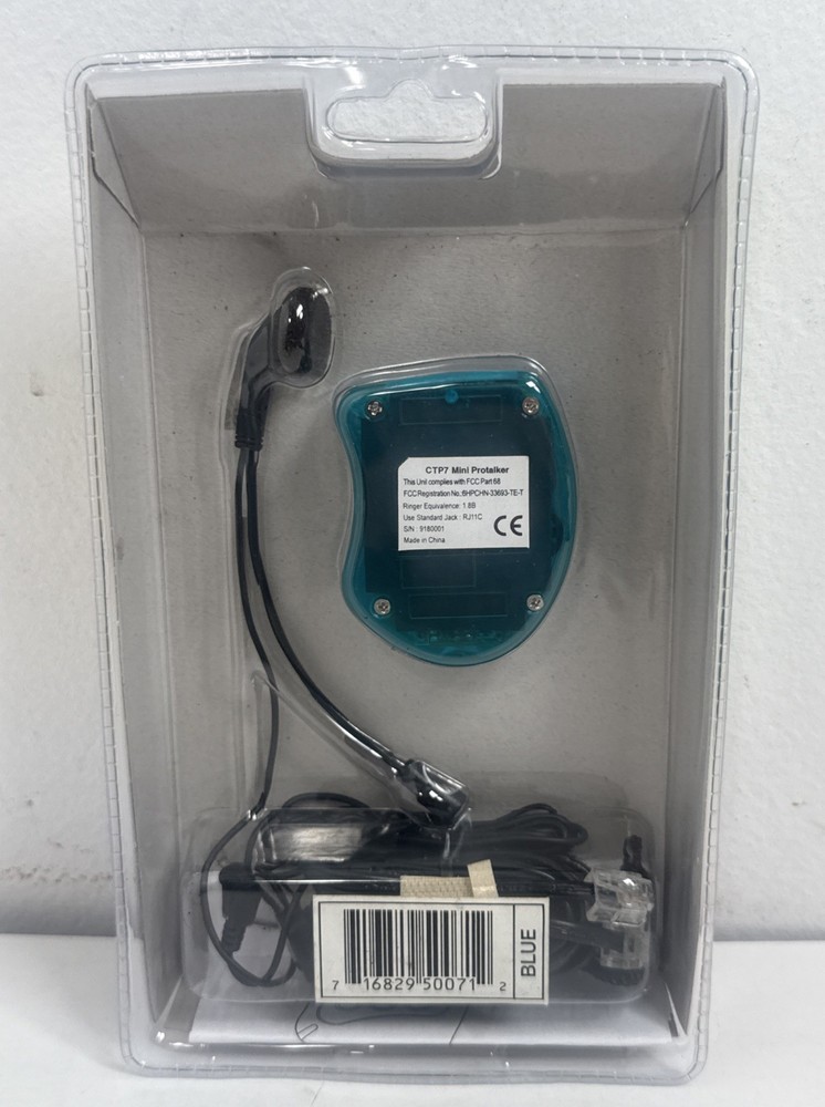 Coby Mini Pro-Talker CT-P7 Coby Electronics Corp. 2000 Hands-Free Operation New