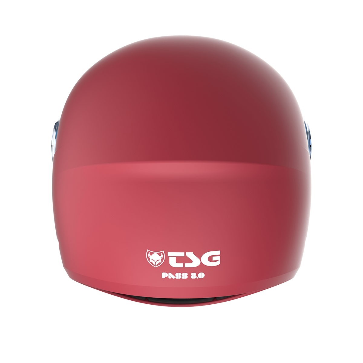 TSG Pass 2.0 Full Face Helmet , Downhill Skateboarding, L (58-60 cm), Gentle Red