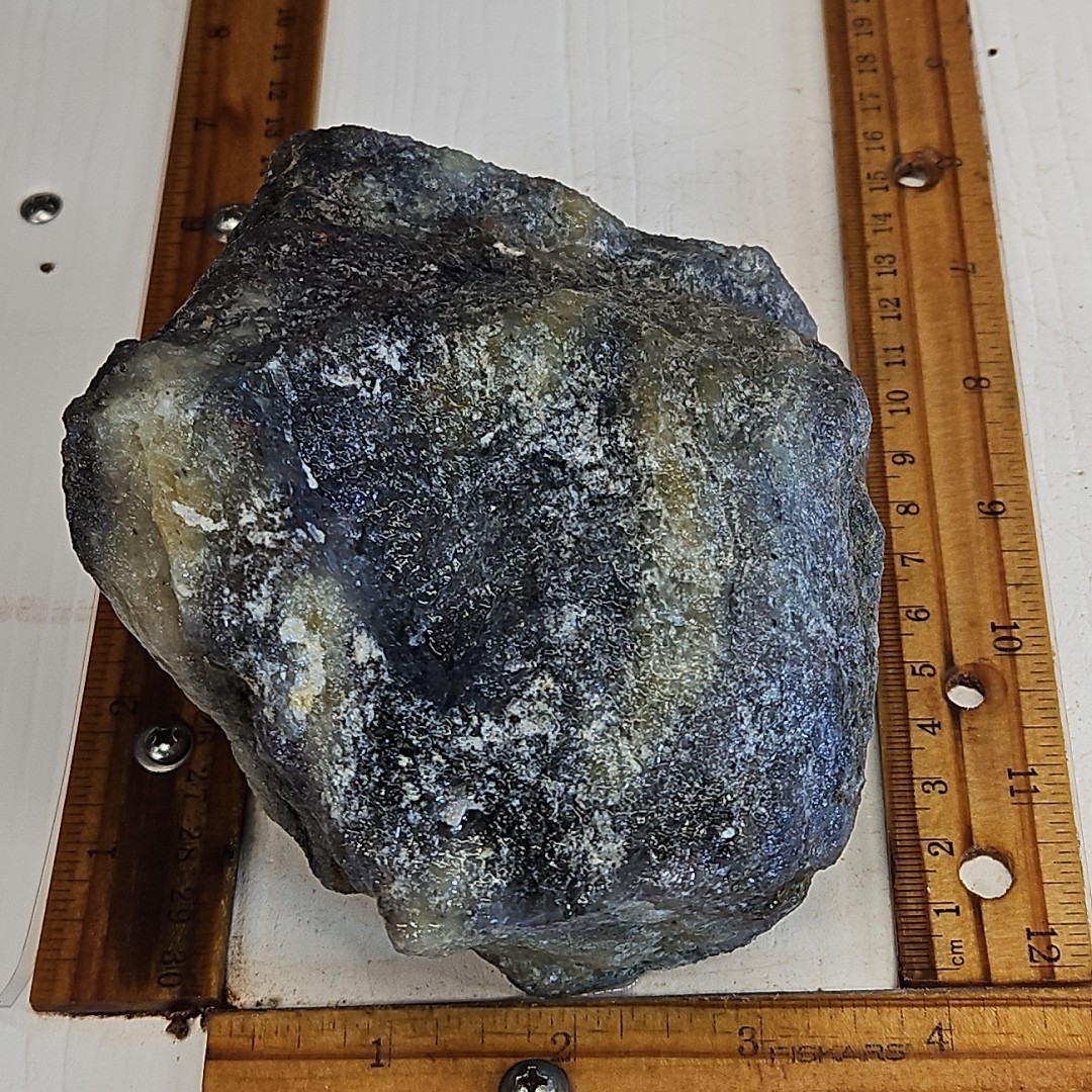 Iolite Rough, India, blue to purple color. 3LB 3.7OZ.