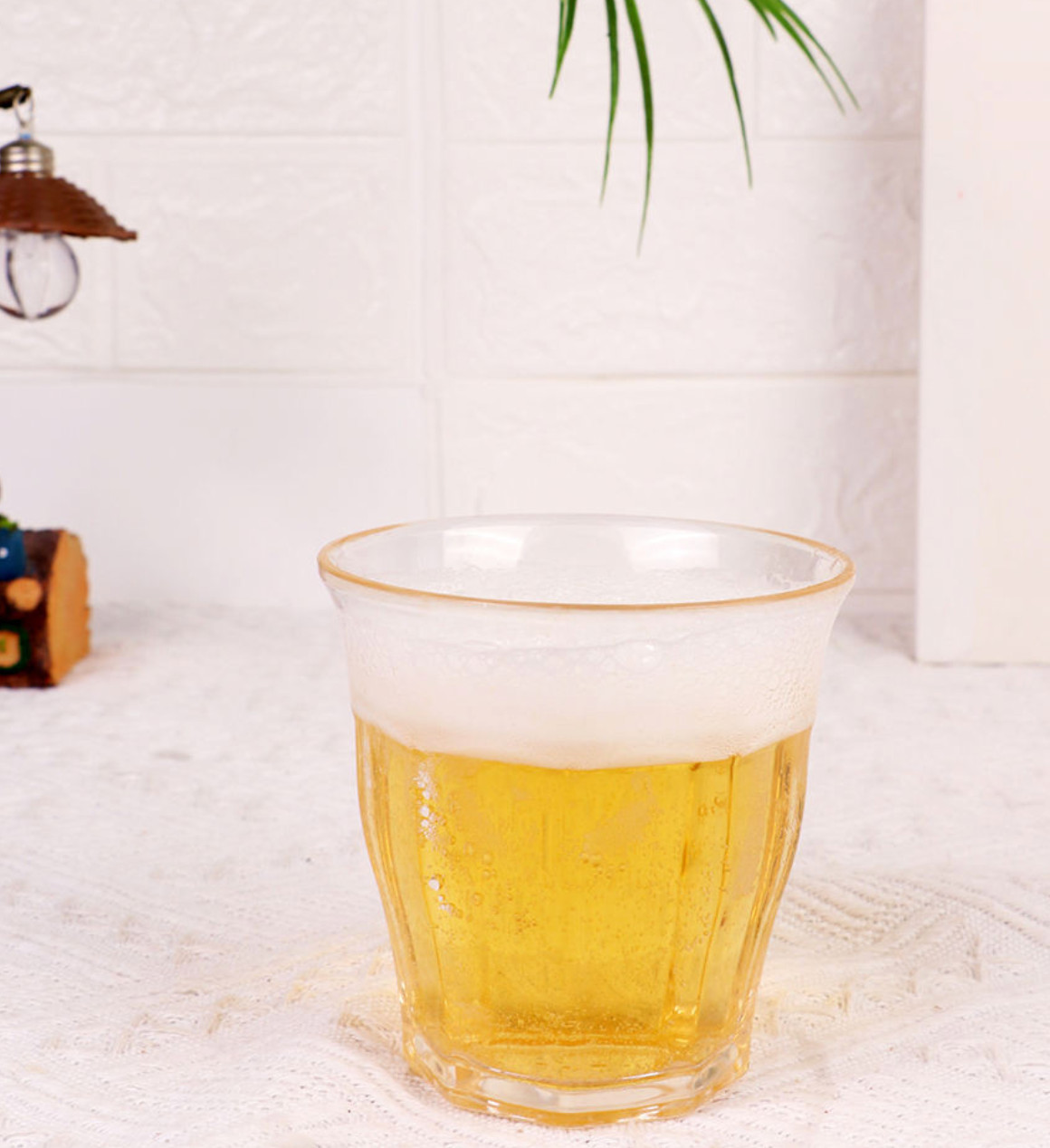 250ml Plastic Tumblers Drinking Glasses Unbreakable Clear Water Cups Reusable