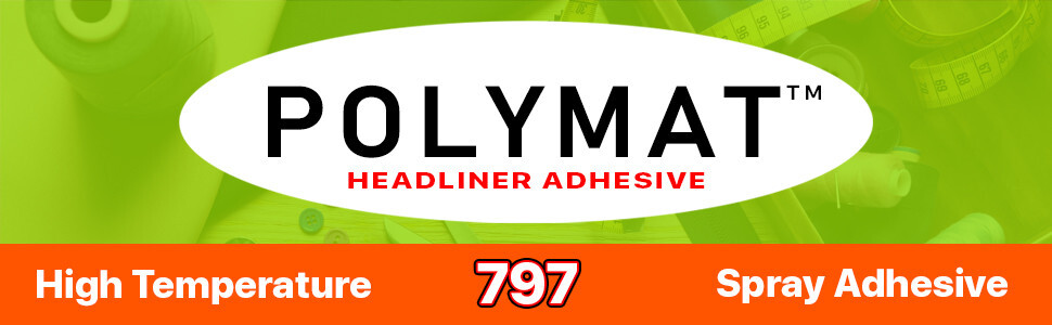 Polymat 797 Hi-Temperture Spray Glue Adhesive BONDS DECORATIVE LAMINATES