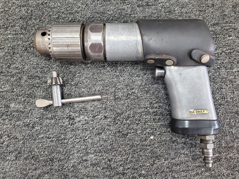 Snap-on PD30 Nonreversible Air Pneumatic Drill With Chuck Key