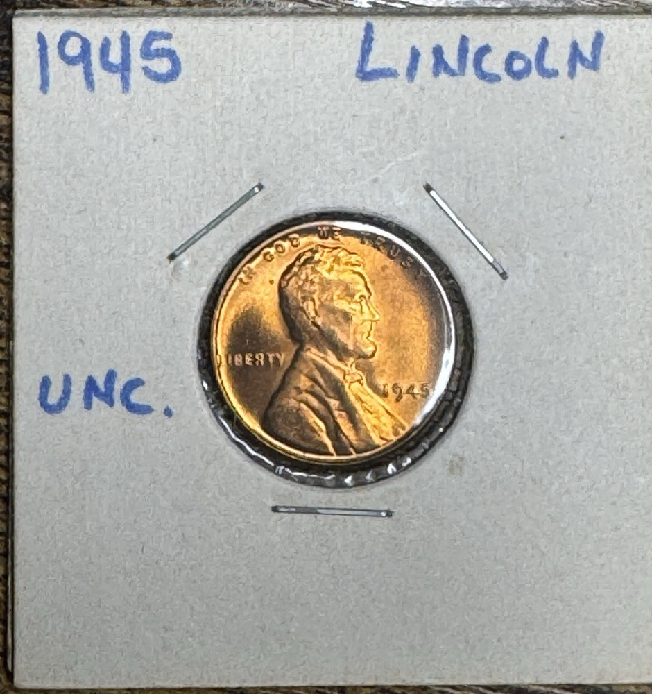1945 LINCOLN WHEAT CENT Uncirculated Red