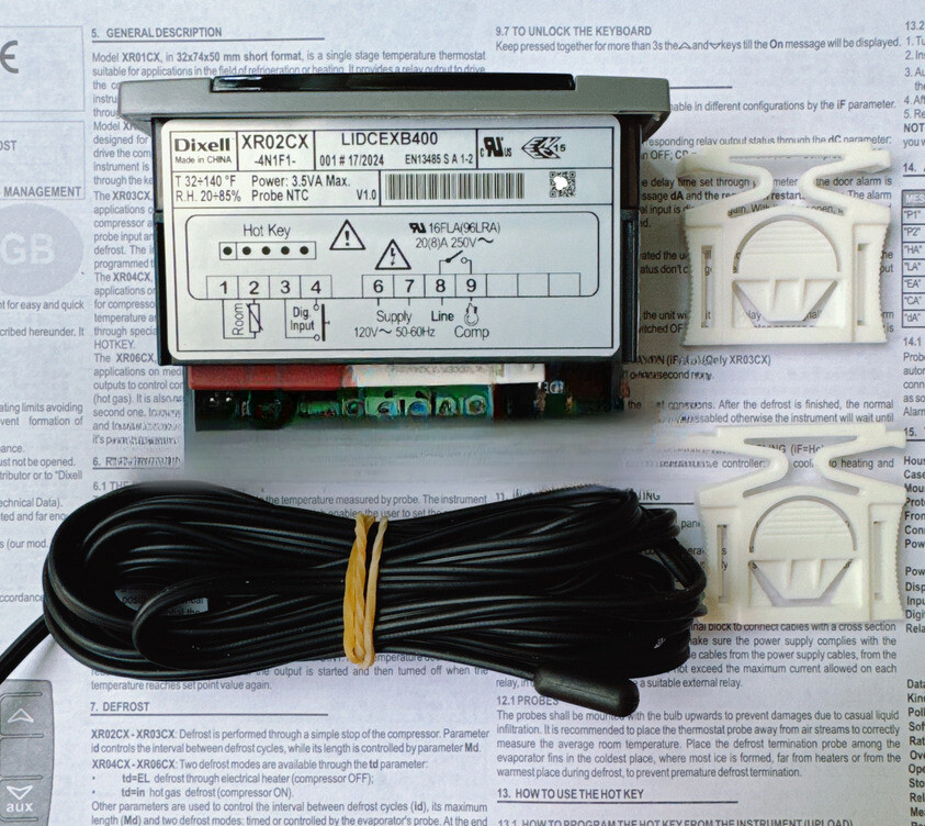 NEW Dixell Temperature Controller XR02CX-4N1F1