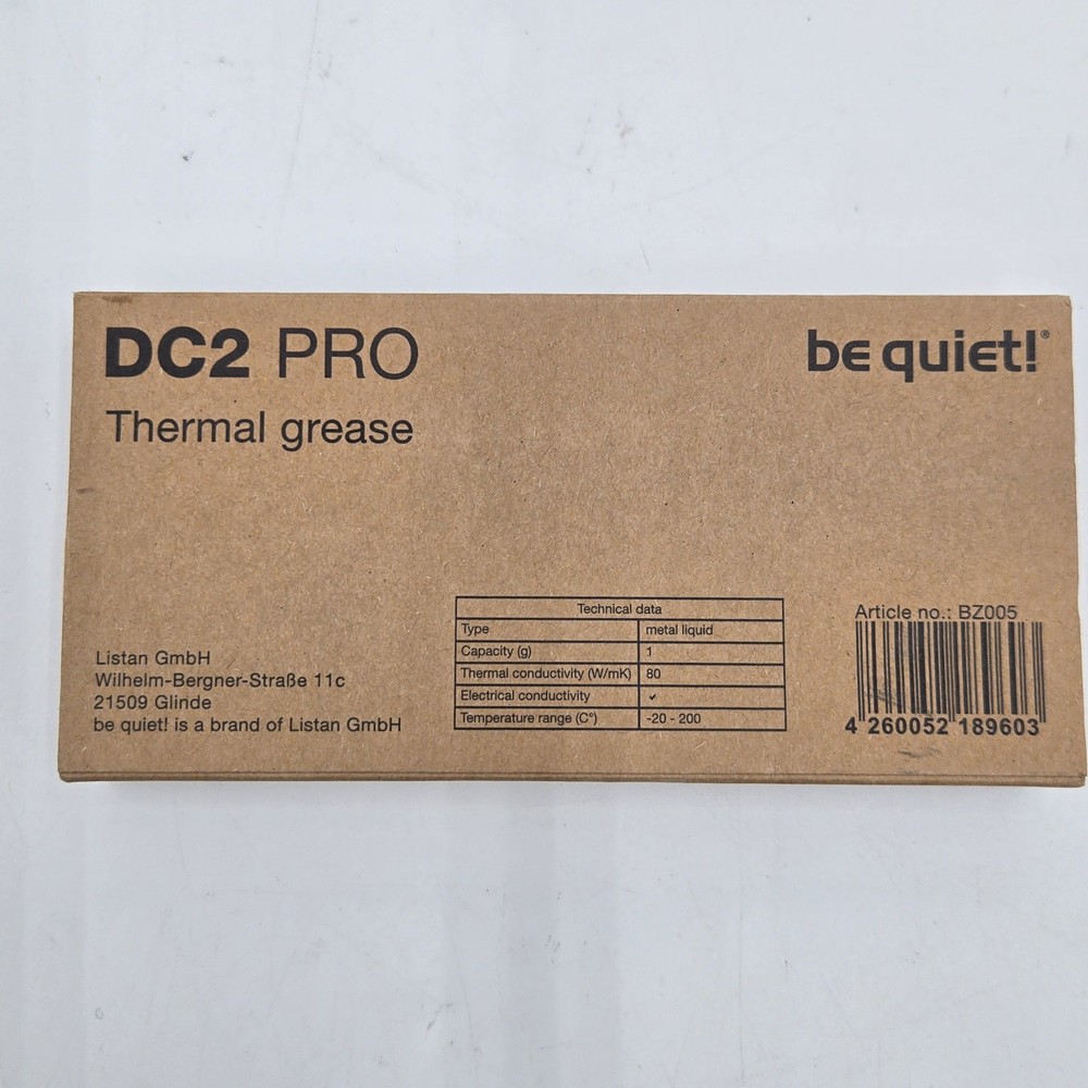 be quiet! DC2 PRO Liquid Metal Thermal Grease